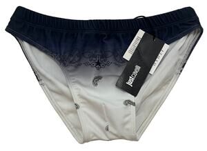 6-51 ROBERTO CAVALLI Just Cavalli Speedo Drawstring Adjustable Blue XS